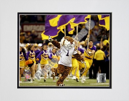 Louisiana State University "LSU Tiger Mascot 2008" Double Matted 8” x 10” Photograph (Unframed)