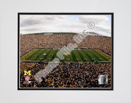 Michigan Stadium, 2007 Wolverines -  University of Michigan Double Matted 8” x 10” Photograph (Unframed)
