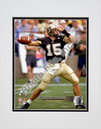 Drew Braes "Purdue University Boilermakers 2000 Action" Double Matted 8” x 10” Photograph (Unframed)