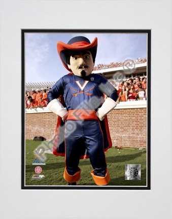 University of Virginia "Cavaliers Mascot 2004" Double Matted 8” x 10” Photograph (Unframed)