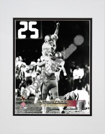 Doug Flutie "Boston College Action" Double Matted 8” x 10” Photograph (Unframed)