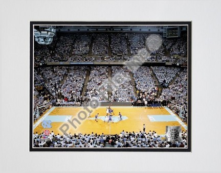 Dean E. Smith Center, 2005 University of North Carolina Double Matted 8” x 10” Photograph (Unframed)