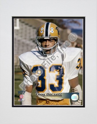 Tony Dorsett "University of Pittsburgh Panthers Posed" Double Matted 8” x 10” Photograph (Unframed)