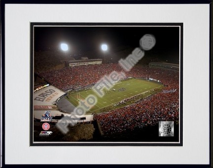 Sun Bowl Stadium, 2006  University of Texas El Paso Double Matted 8" x 10" Photograph In Black Anodized Alumin