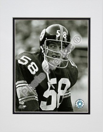 Jack Lambert "1974 Action" Double Matted 8â€ x 10â€ Photograph (Unframed)