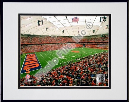 Carrier Dome Syracuse University "Orangemen 2006" Football Game Double Matted 8" x 10" Photograph In