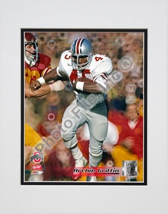 Archie Griffin "1973 Ohio State University Action" Double Matted 8" x 10" Photograph (Unframed)