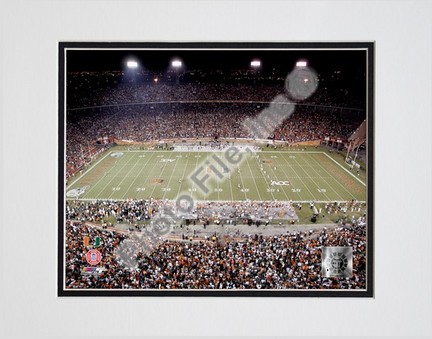 Orange Bowl - Last Home Game at the Orange Bowl Played by the Hurricanes, 11-10-2007 Double Matted 8” x 10” Photogra