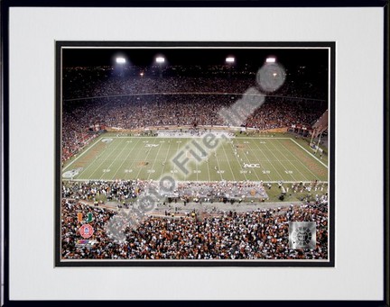 Orange Bowl - Last Home Game at the Orange Bowl Played by the Hurricanes, 11-10-2007 Double Matted 8" x 10" Ph