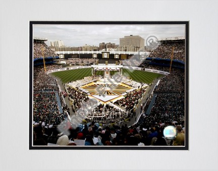 Pope Benedict XVI conducts Mass at Yankee Stadium, 2008 Double Matted 8” x 10” Photograph (Unframed)