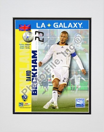 David Beckham "2008 International Series(#95)" Double Matted 8” x 10” Photograph (Unframed)
