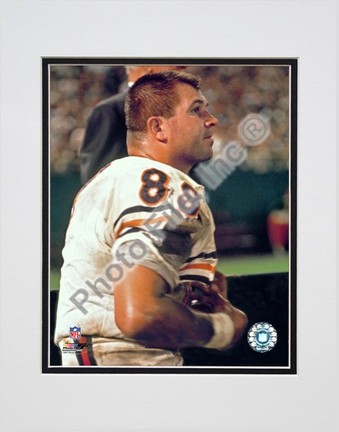 Mike Ditka "Player" Double Matted 8” x 10” Photograph (Unframed)