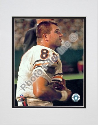 Mike Ditka "Player" Double Matted 8â€ x 10â€ Photograph (Unframed)