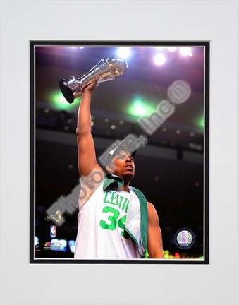 Paul Pierce, 2007-2008 NBA Finals Playoff MVP; #30 Double Matted 8” x 10” Photograph (Unframed)