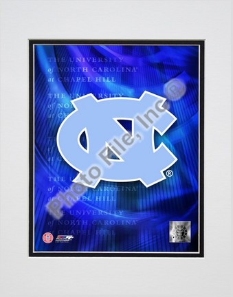 University of North Carolina 2008 Logo Double Matted 8â€ x 10â€ Photograph (Unframed)