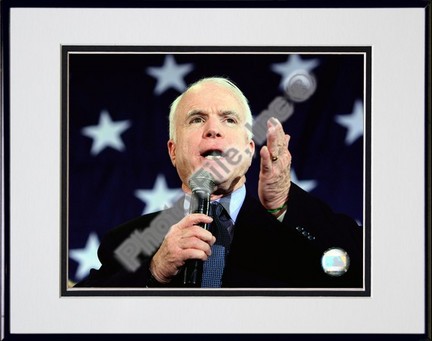 John McCain during a campaign rally at the Tampa Convention Center January 28, 2008 in Tampa, Florida.; #75 Double Matte