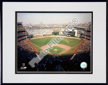 Opening Day of Shea Stadium April 17, 1964 Double Matted 8” x 10” Photograph in Black Anodized Aluminum Frame