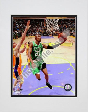 Ray Allen, Game 4 of the 2008 NBA Finals; Action #15 Double Matted 8” x 10” Photograph (Unframed)