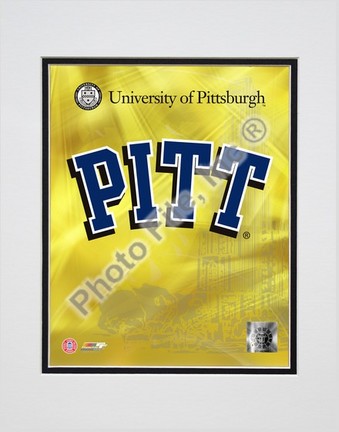 University of Pittsburgh Panthers 2008 Logo Double Matted 8” x 10” Photograph (Unframed)