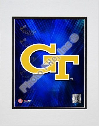 Georgia Tech Yellow Jackets 2008 Logo Double Matted 8” x 10” Photograph (Unframed)