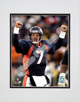 John Elway Celebration Double Matted 8” x 10” Photograph (Unframed)