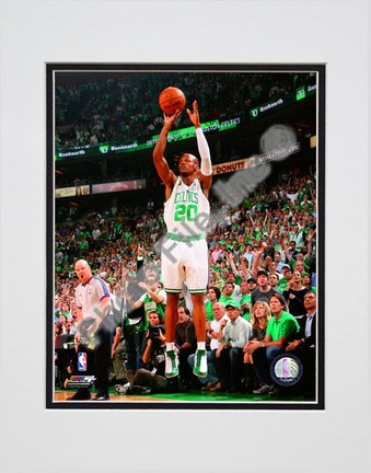 Ray Allen, Game Six of the 2008 NBA Finals; Action #24 Double Matted 8” x 10” Photograph (Unframed)