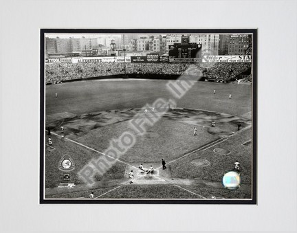 Yankee Stadium "Game four of the 1950 World Series" Double Matted 8” x 10” Photograph (Unframed)