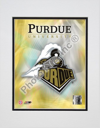 2008 Purdue University Logo Double Matted 8” x 10” Photograph (Unframed)