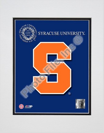 2008 Syracuse Orange (Orangemen) Team Logo Double Matted 8” x 10” Photograph (Unframed)