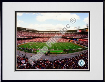 Robert F. Kennedy Stadium 1970's Double Matted 8” x 10” Photograph in Black Anodized Aluminum Frame