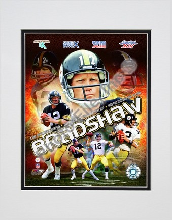 Terry Bradshaw Portrait Plus Double Matted 8” x 10” Photograph (Unframed)