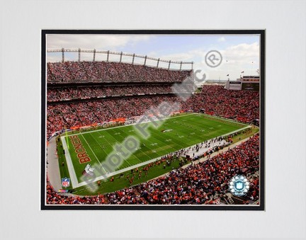 Invesco Field at Mile High (Denver Broncos) 2008 Double Matted 8” x 10” Photograph (Unframed)