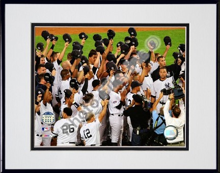 The New York Yankees "Salute the Crowd after the Final Game at Yankee Stadium 2008" Double Matted 8” x 10”