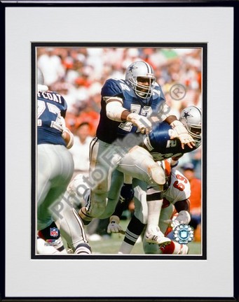 Ed "Too Tall" Jones "Action" Double Matted 8” x 10” Photograph in Black Anodized Aluminum Frame