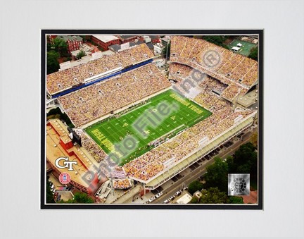 Bobby Dodd Stadium "Georgia Tech Yellow Jackets" Double Matted 8” x 10” Photograph (Unframed)