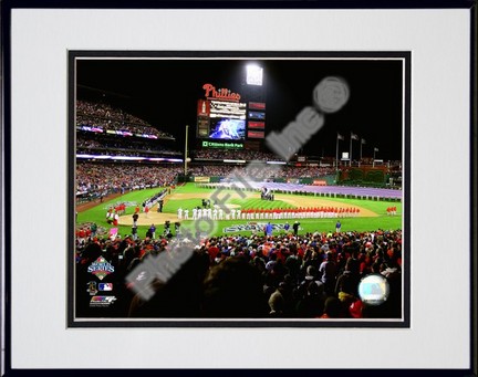 Philadelphia Phillies "Citizens Bank Park Game Three of the 2008 MLB World Series" Double Matted 8" x 10&