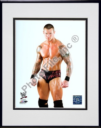Randy Orton #515 Double Matted 8” x 10” Photograph in Black Anodized Aluminum Frame