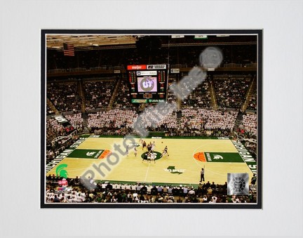 The Breslin Center Michigan State Spartans Double Matted 8” x 10” Photograph (Unframed)