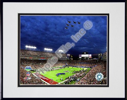 Raymond James Stadium "Super Bowl XLIII (#14)" Double Matted 8" x 10" Photograph in Black Anodized A