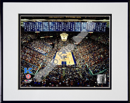 Rupp Arena "Kentucky Wildcats 2002" Double Matted 8” x 10” Photograph in Black Anodized Aluminum Frame