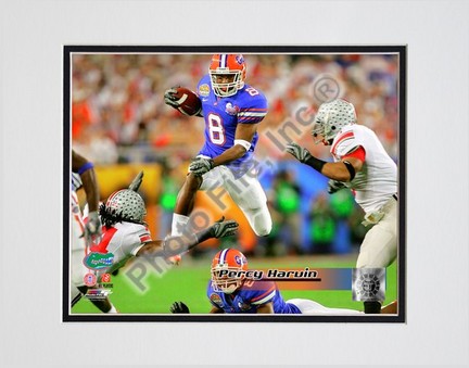 Percy Harvin "Florida Gators 2007 Action" Double Matted 8” x 10” Photograph (Unframed)