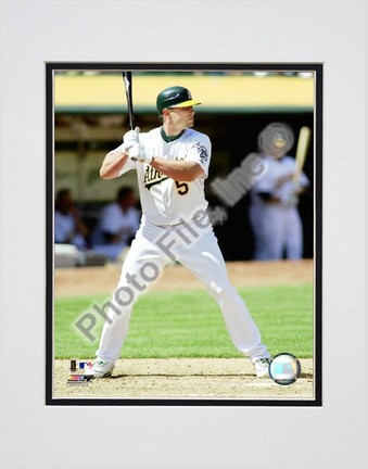 Matt Holliday "2009 Batting Action" Double Matted 8” x 10” Photograph (Unframed)