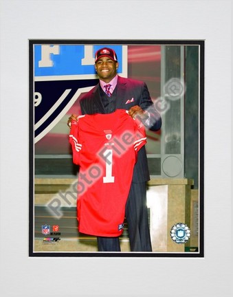 Michael Crabtree "2009 Draft Day" Double Matted 8” x 10” Photograph (Unframed)