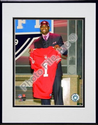 Michael Crabtree "2009 Draft Day" Double Matted 8” x 10” Photograph in Black Anodized Aluminum Frame