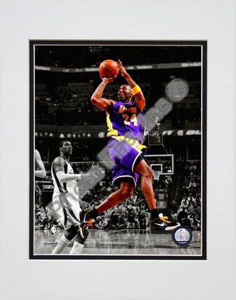 Kobe Bryant "In the Spotlight" #2 Double Matted 8” x 10” Photograph (Unframed)
