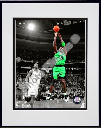 Kevin Garnett "In the Spotlight" Double Matted 8” x 10” Photograph in Black Anodized Aluminum Frame