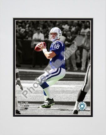 Peyton Manning "In the Spotlight" Double Matted 8â€ x 10â€ Photograph (Unframed)