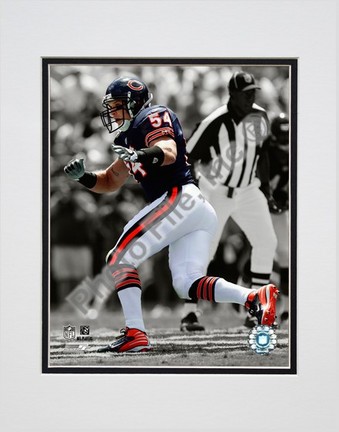 Brian Urlacher "2009 In the Spotlight Action" Double Matted 8” x 10” Photograph (Unframed)