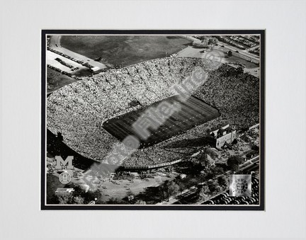 Michigan Stadium 1955 Double Matted 8” x 10” Photograph (Unframed)