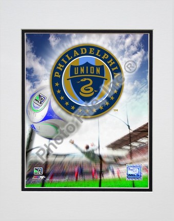 Philadelphia Union Logo Double Matted 8” x 10” Photograph (Unframed)